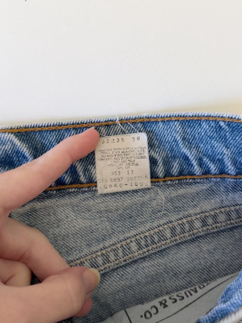 Levi's 560 Vintage '97 Loose Fit Straight Leg Jeans Size 3 JR. M - Picture 11 of 11
